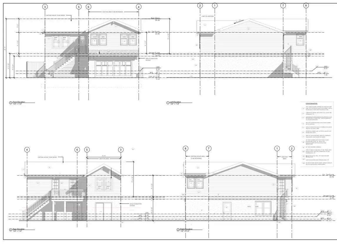 One-story Rear Addition