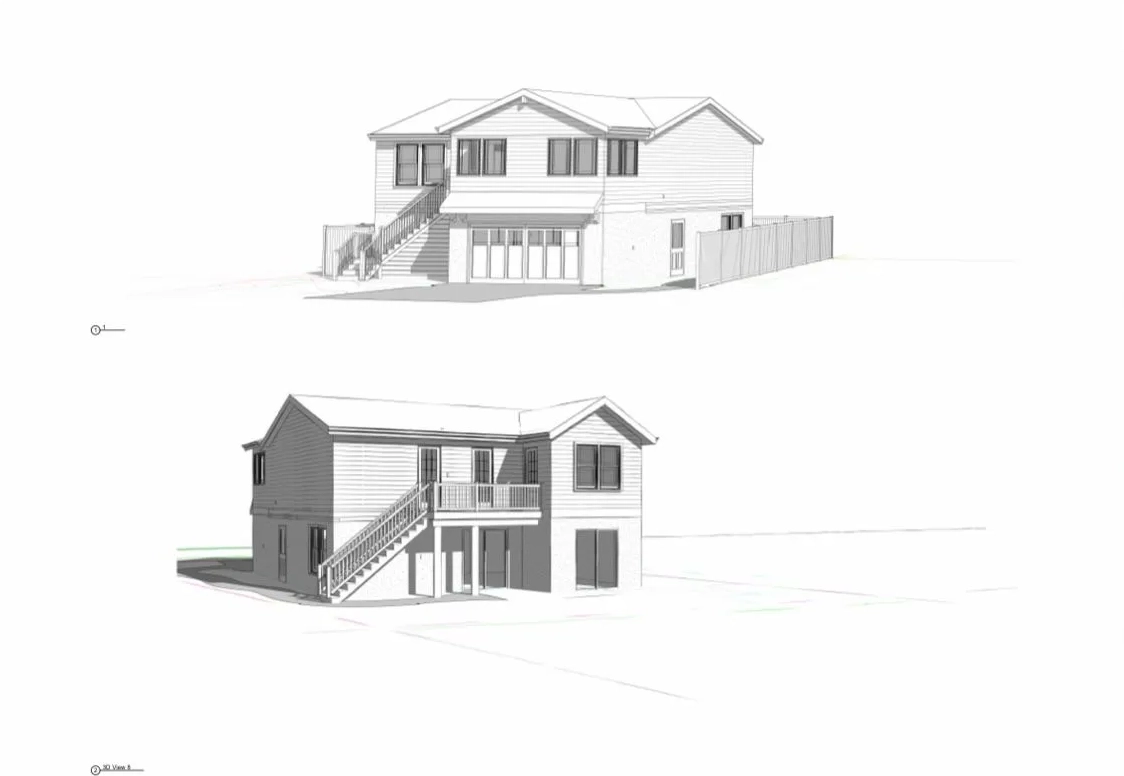 One-story Rear Addition